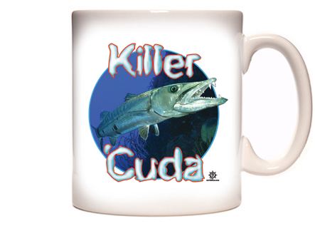 Barracuda Fishing Coffee Mug