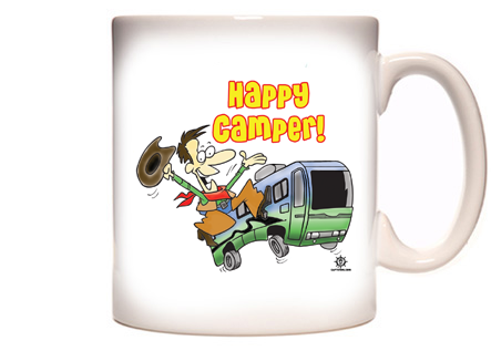 Funny Camping Coffee Mug
