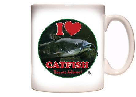 Funny Catfish Fishing Coffee Mug