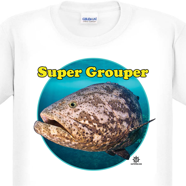 Goliath Grouper Fishing T-Shirt