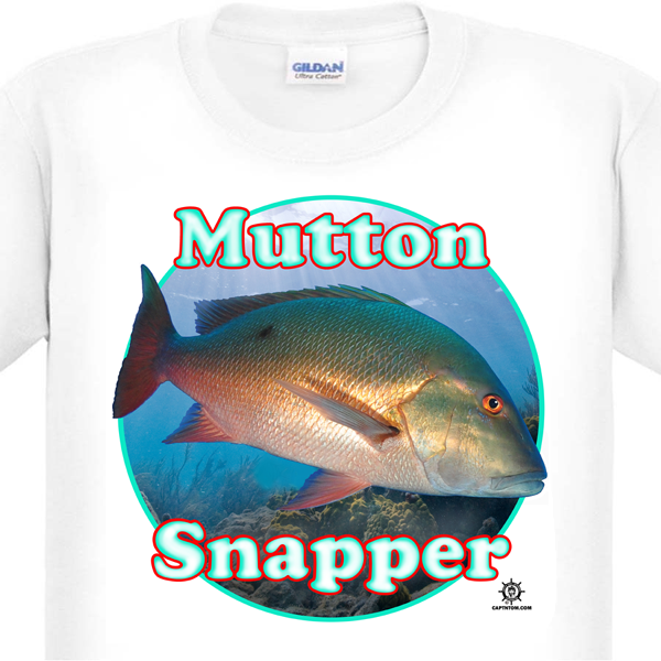 Mutton Snapper Fishing T-Shirt