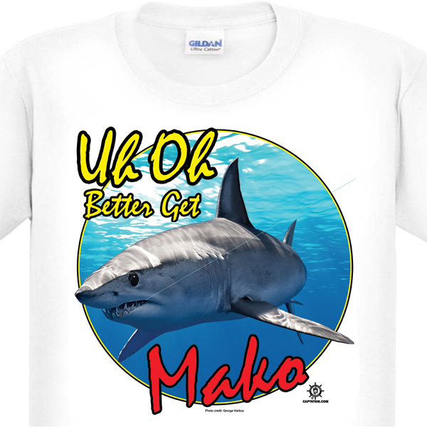 Mako Shark Fishing T-Shirt