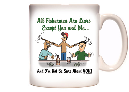 Funny Fishing T-Shirt Coffee Mug