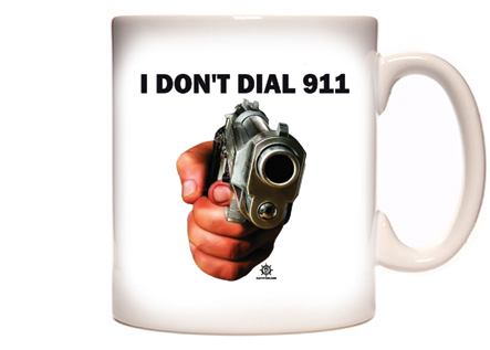 Funny Gun T-Shirt Coffee Mug