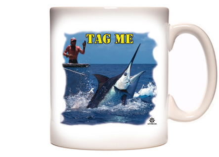 Blue Marlin Fishing Coffee Mug
