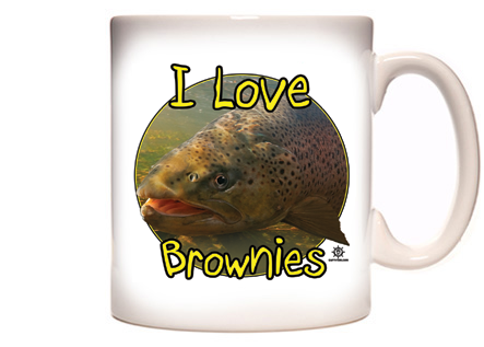 Brown Trout Fishing Coffee Mug