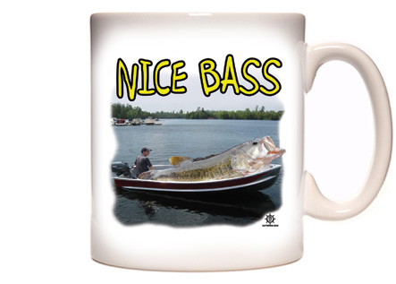 Funny Largemouth Bass Fishing Coffee Mug