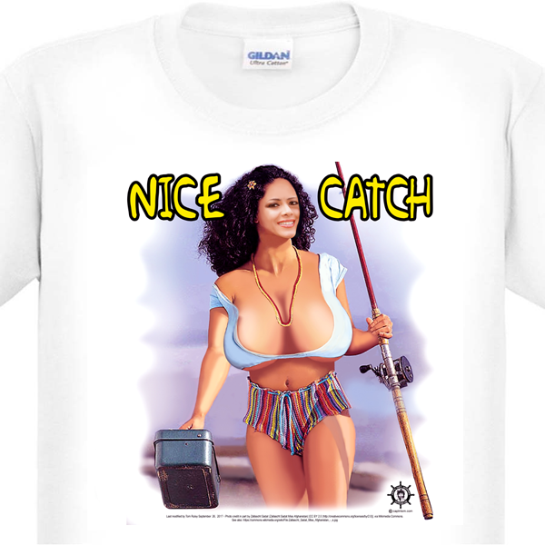 Woman Fishing T-Shirt