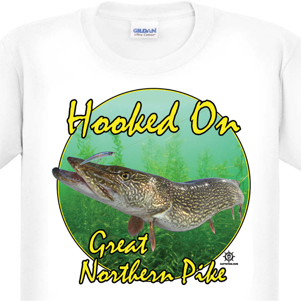 Great Northern Pike Fishing T-Shirt