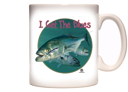 Bluefish Fishing Coffee Mug