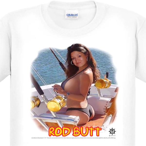 Sexy Woman Fishing T-Shirt