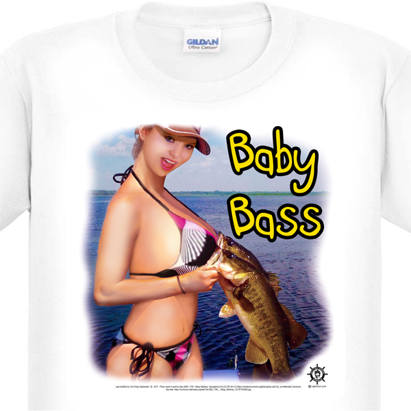Sexy Woman Fishing T-Shirt