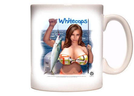 Sexy Woman Fishing Coffee Mug