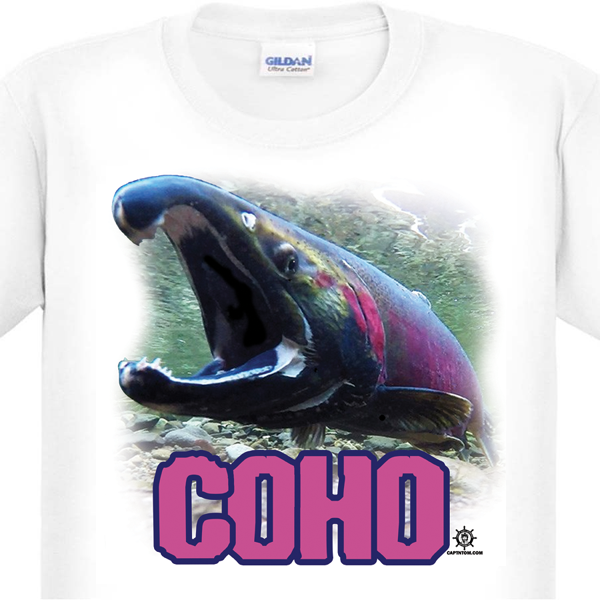 Coho Salmon Fishing T-Shirt