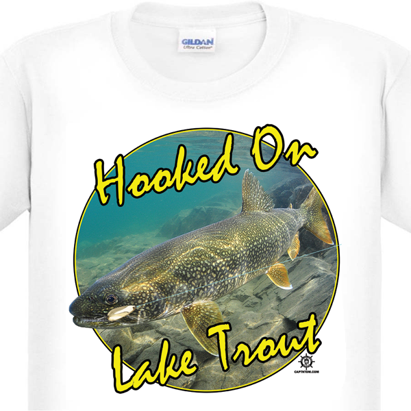 Lake Trout Fishing T-Shirt