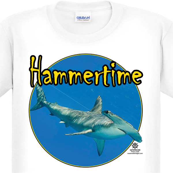Hammerhead Shark Fishing T-Shirt