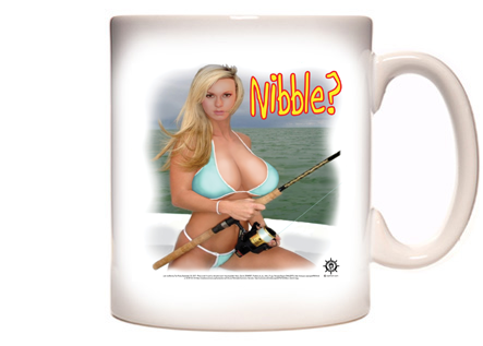 Sexy Woman Fishing Coffee Mug