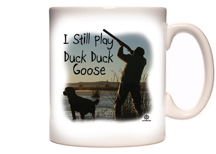 Funny Duck and Goose Hunting Coffee Mug