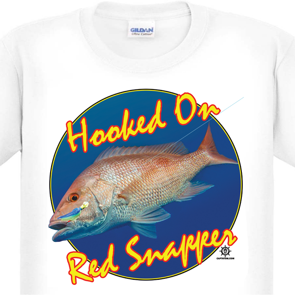 Red Snapper Fishing T-Shirt