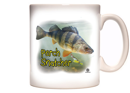 Funny Yellow Perch Fishing Coffee Mug