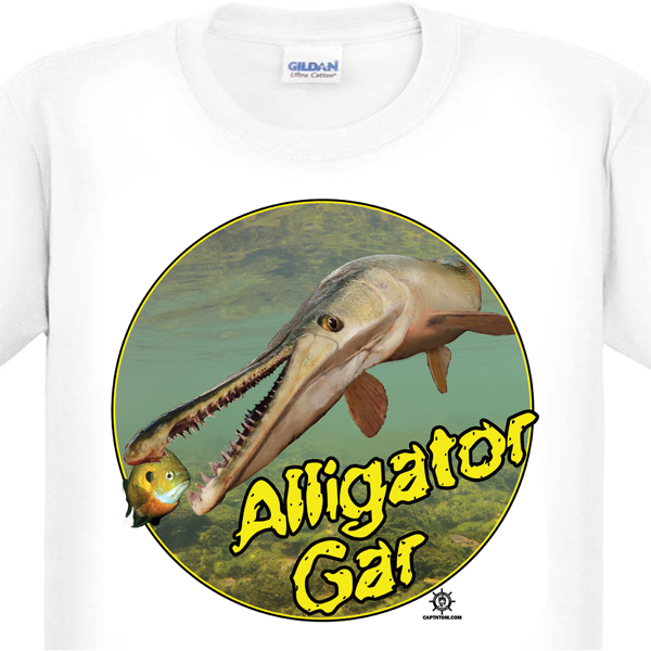 Alligator Gar Fishing T-Shirt