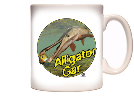 Alligator Gar Fishing Coffee Mug