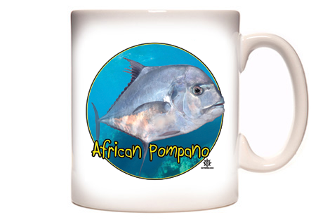 African Pompano Fishing Coffee Mug