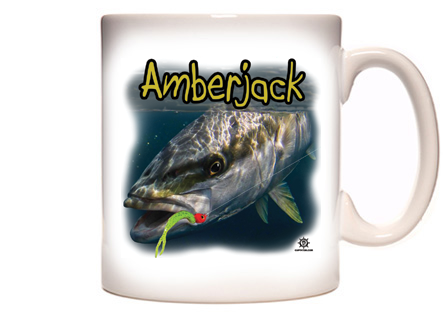 Amberjack Fishing Coffee Mug