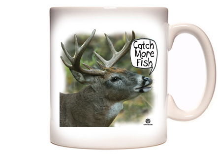 Funny Deer Hunting & Fishing Coffee Mug