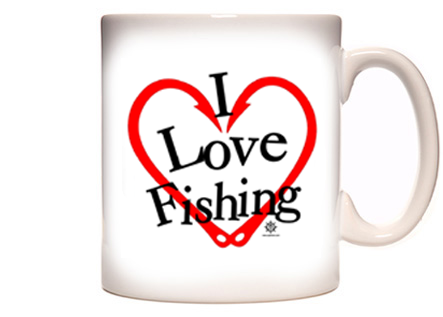 I Love Fishing Coffee Mug