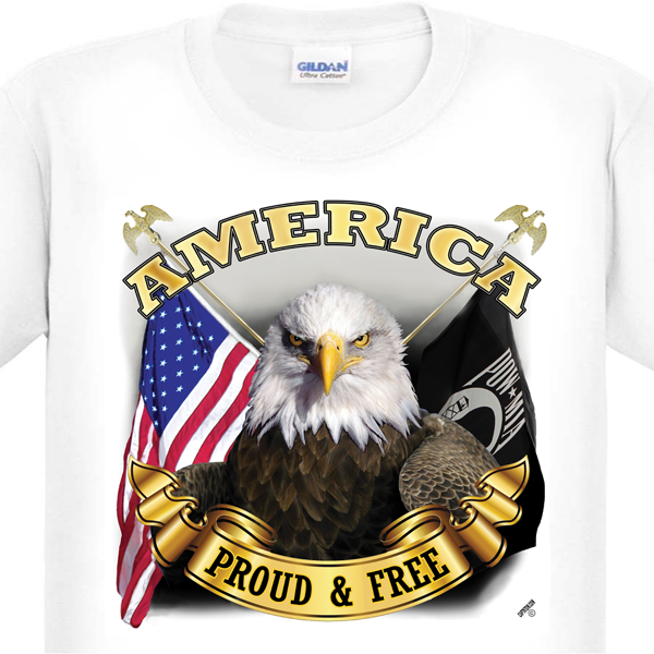 America Proud and Free T-Shirt