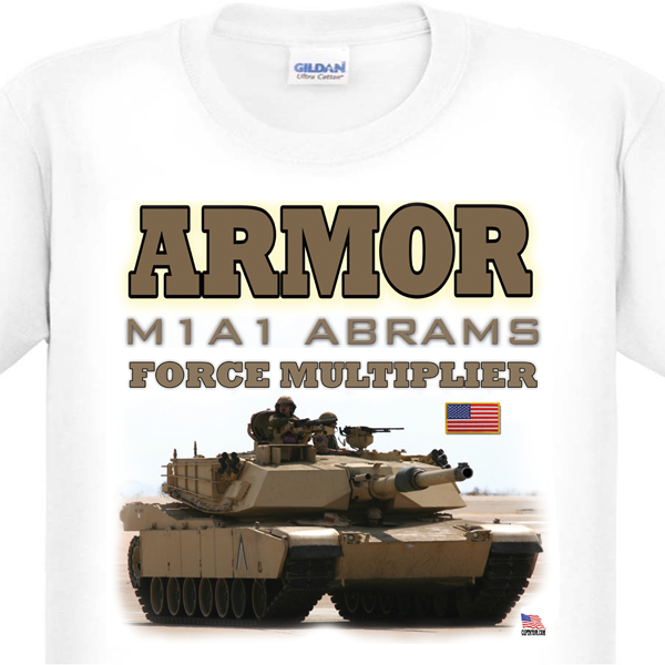 Abrams M1A1 Tank T-Shirt