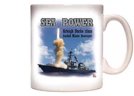 Arleigh Burke Class Destroyer Coffee Mug