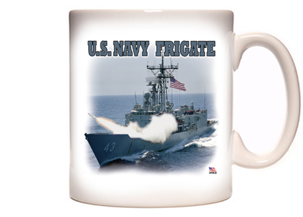 U.S. Navy Frigate Coffee Mug