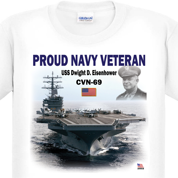 USS Eisenhower Veteran T-Shirt