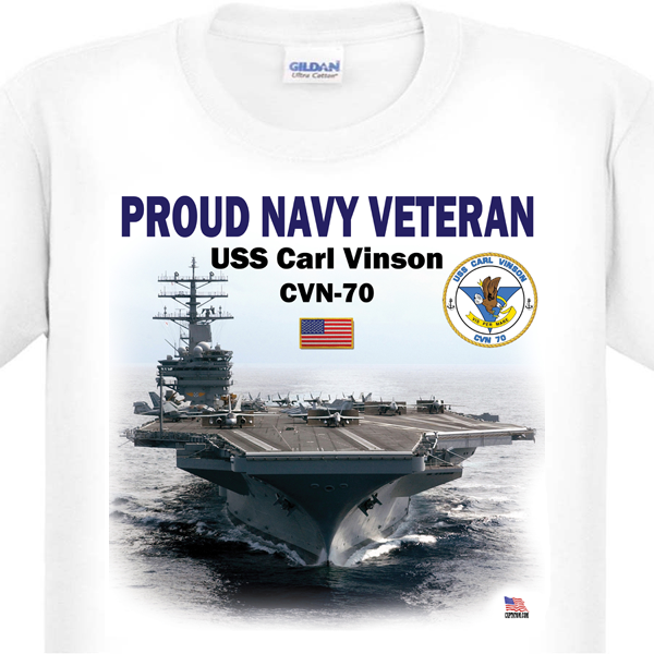 USS Carl Vinson Veteran T-Shirt