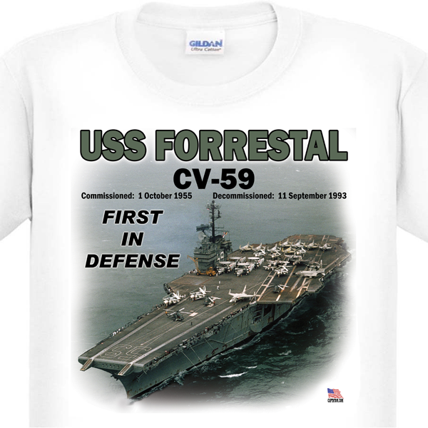 USS Forrestal Veteran T-Shirt