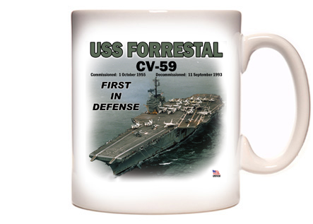 USS Forrestal Veteran Coffee Mug