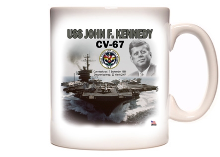 USS John F Kennedy Coffee Mug
