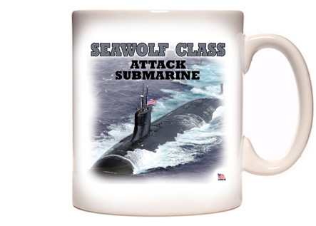 Seawolf Class Submarine Coffee Mug