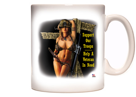 Sexy Support Our Troops Coffee Mug