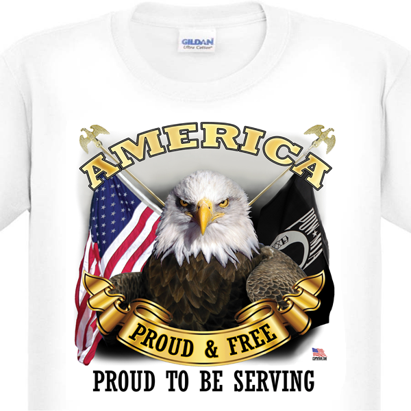 America - Proud To Be Serving T-Shirt
