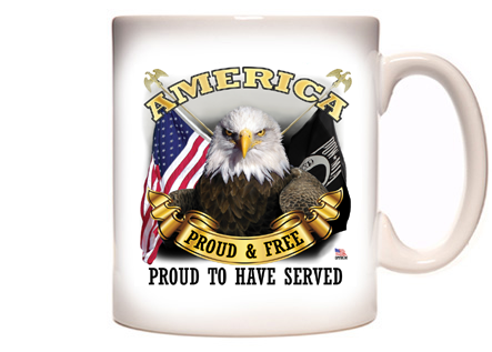 America - Proud To Have Served Coffee Mug