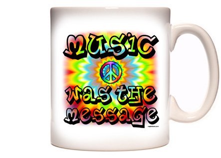 Music Was The Message Coffee Mug