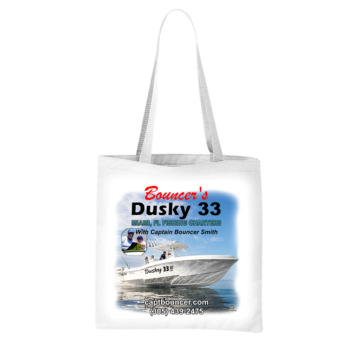 Bouncer’s Dusky 33 Fishing Charters Liberty Bag