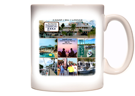 Big Pine Key Fishing Lodge - Design 1 - Coffee Mug