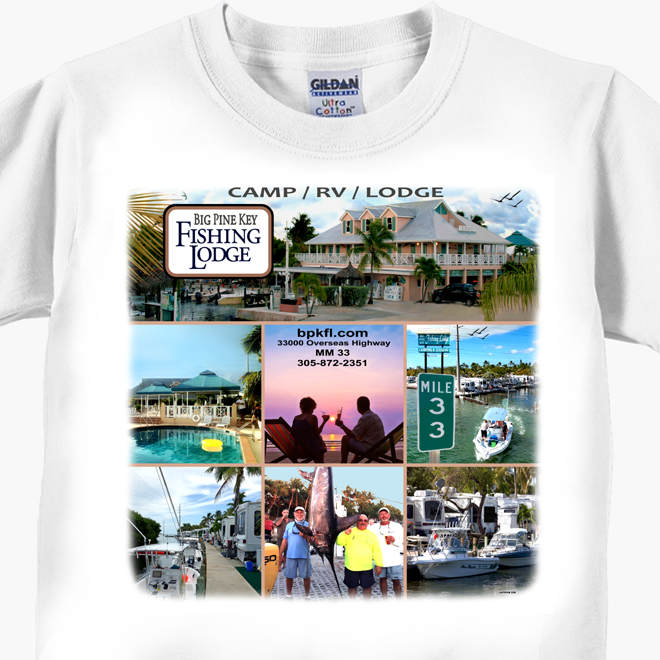 Big Pine Key Fishing Lodge - Design 1 - T-Shirt