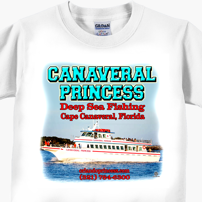 Canaveral Princess Deep Sea Fishing T-Shirt