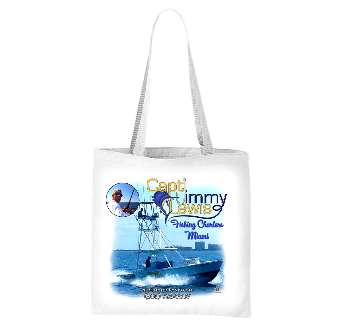Captain Jimmy Lewis Fishing Charters Liberty Bag