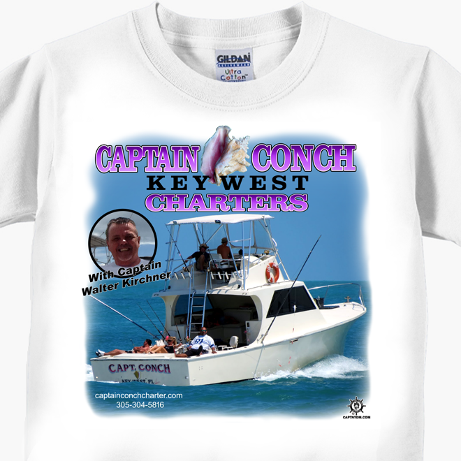 Captain Conch Charters T-Shirt